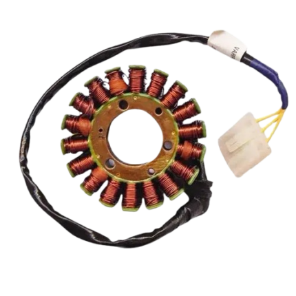 Reliable stator coil plate assembly for Duke and RC 200 or 125 BS6 ensures efficient power generation and optimal electrical performance for a superior riding experience.